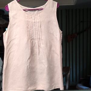 Laura Bianchi Made In Italy Linen Top.